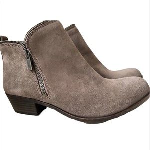Lucky Brand Zip Bootie Boots Tan Women’s  8
